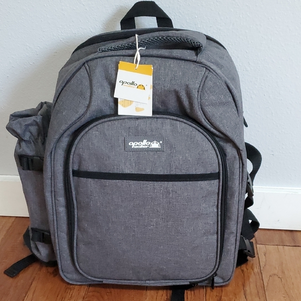 Apollo Walker gray picnic backpack